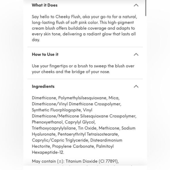 $7 🌙 CintaLondon Remind Me Cheeky Flush‎ Blush 🆕 FULL SZ - Picture 5 of 5